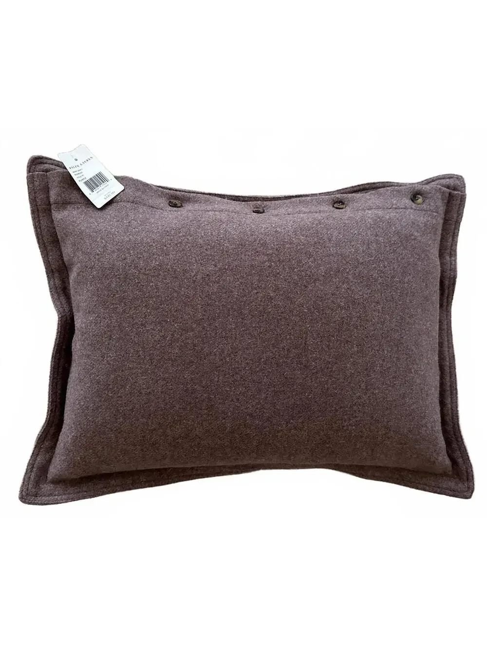 NWT Ralph Lauren Great Compton Purple Riverport Wool Throw Pillow + Insert 15x20